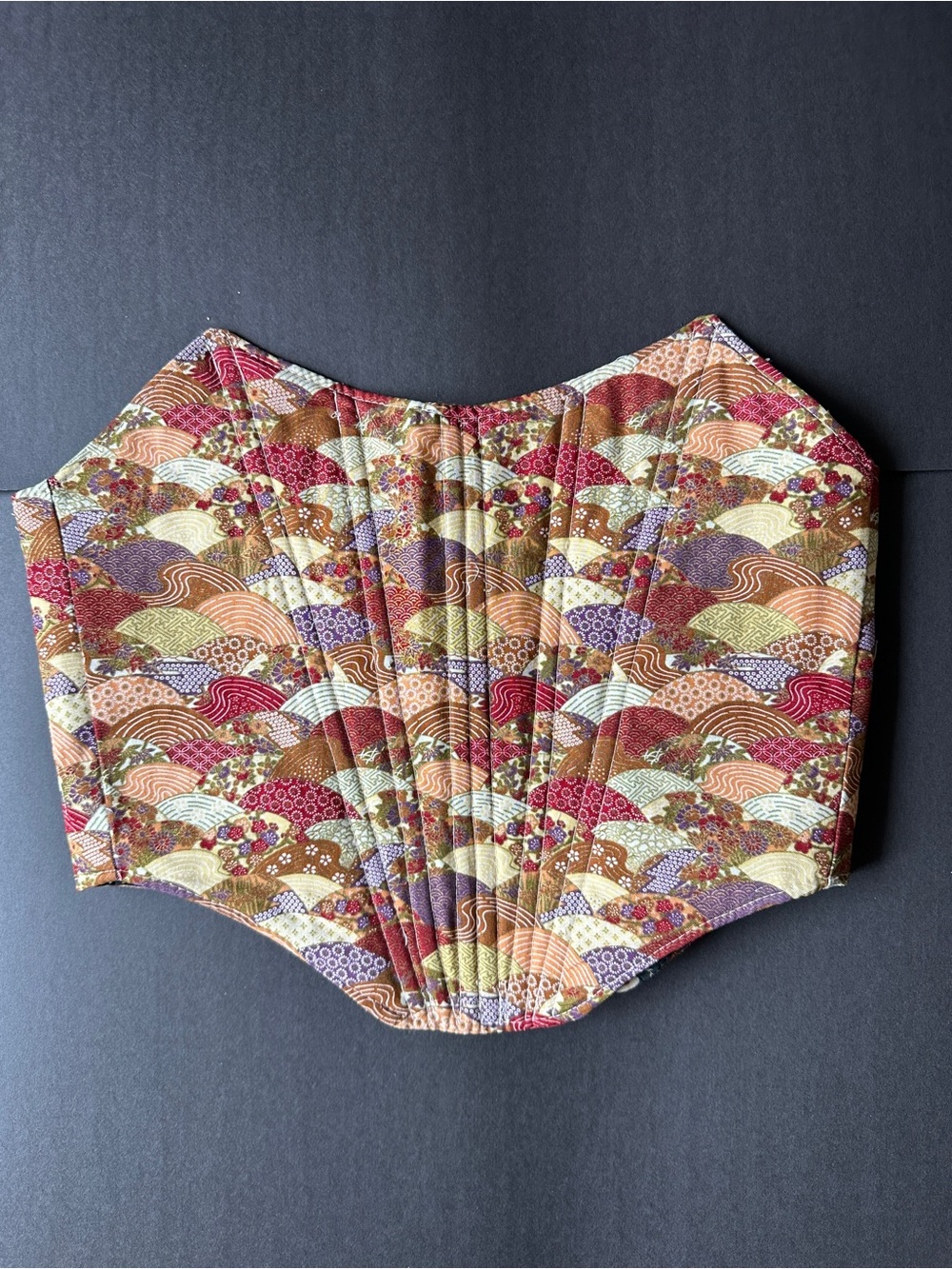 Handmade Corset (Repurposed vintage fabric)